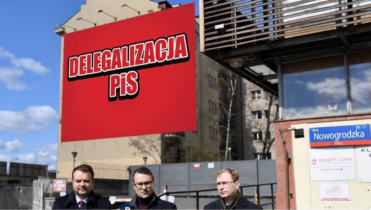 Billboard Delegalizacja PiS